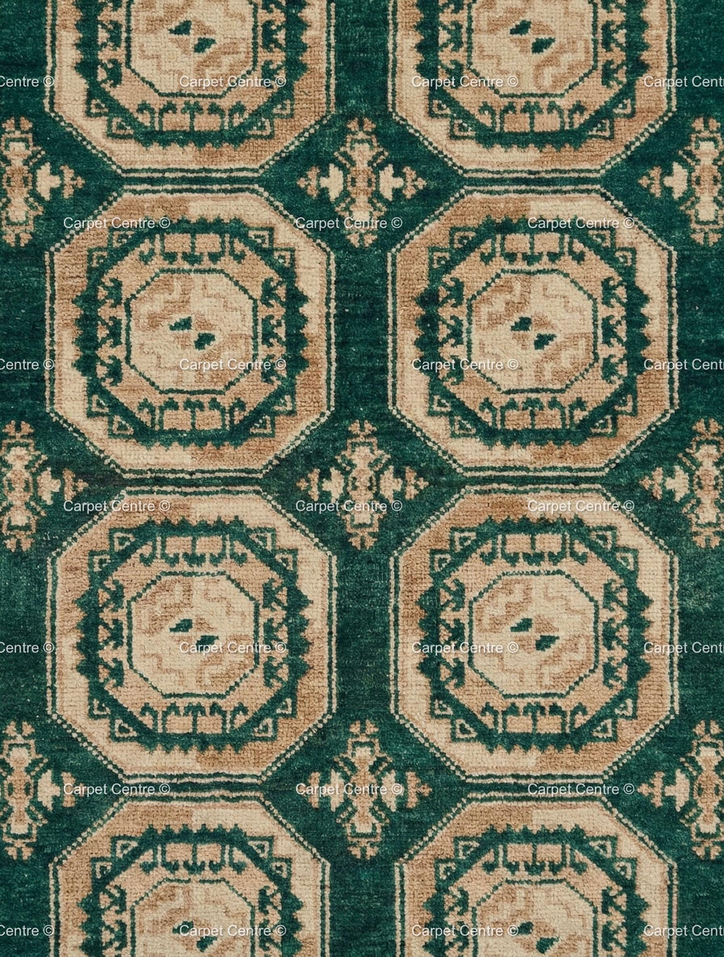 Emerald Green Oushak Rug, Hand Knotted Wool Tribal Boho Carpet