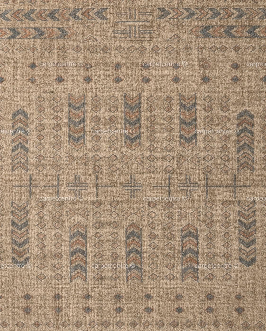 Hand Knotted Wool Oushak Rug | Geometric Tribal Boho Living Room Decor