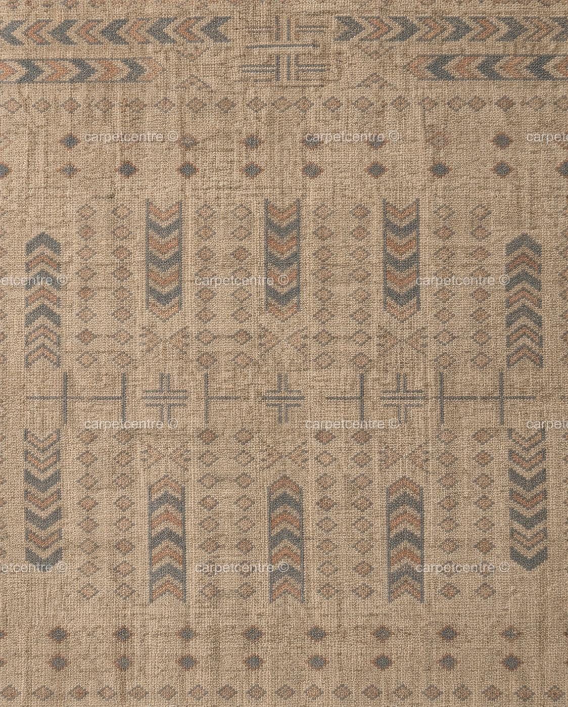 Hand Knotted Wool Oushak Rug | Geometric Tribal Boho Living Room Decor