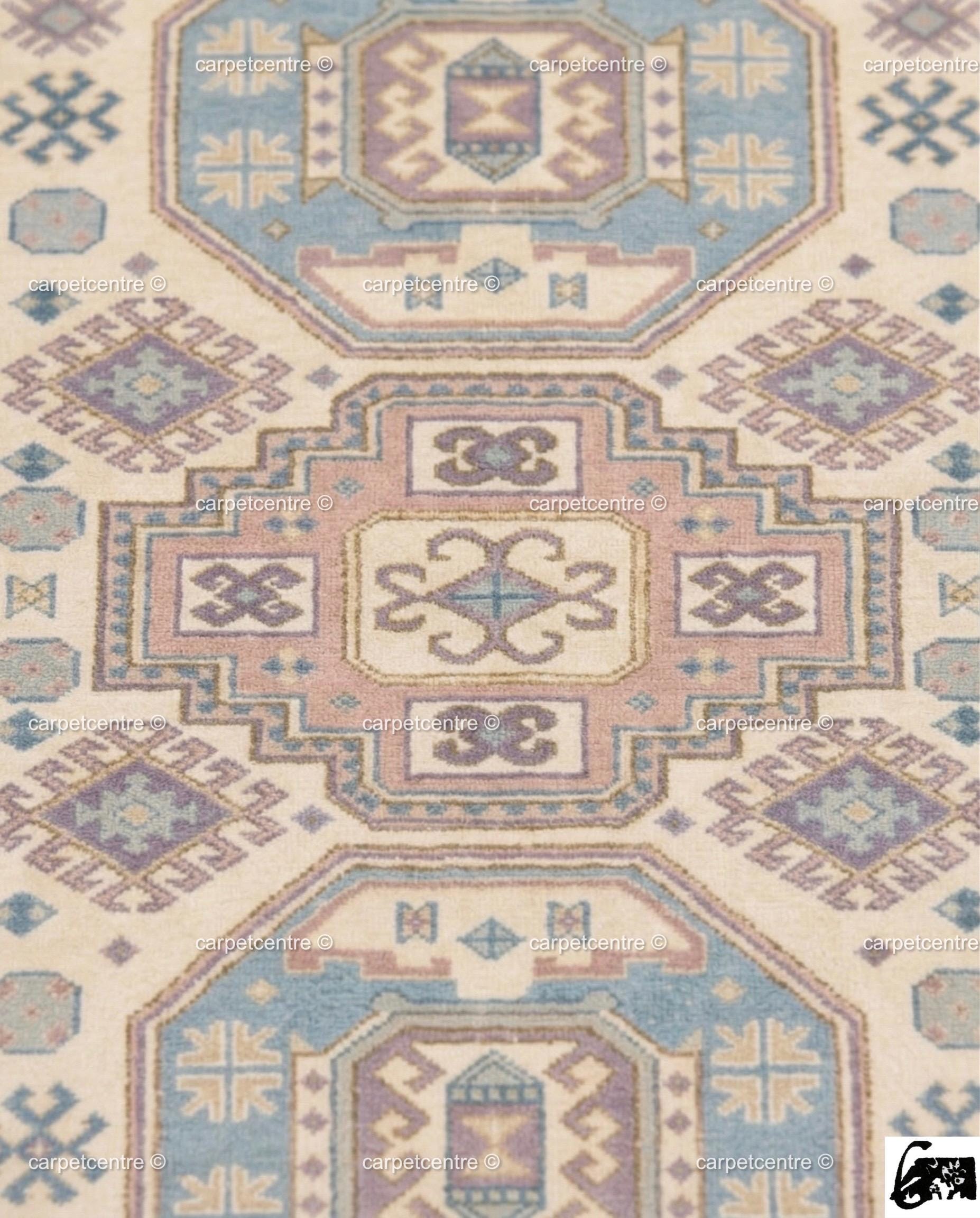 Pastel Oushak Rug, Muted Turkish Geometric Carpet, Boho Nursery Bedroom Decor