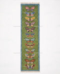 Handmade Wool Butterfly Runner Rug | Colorful Hallway Carpet, Custom Sizes