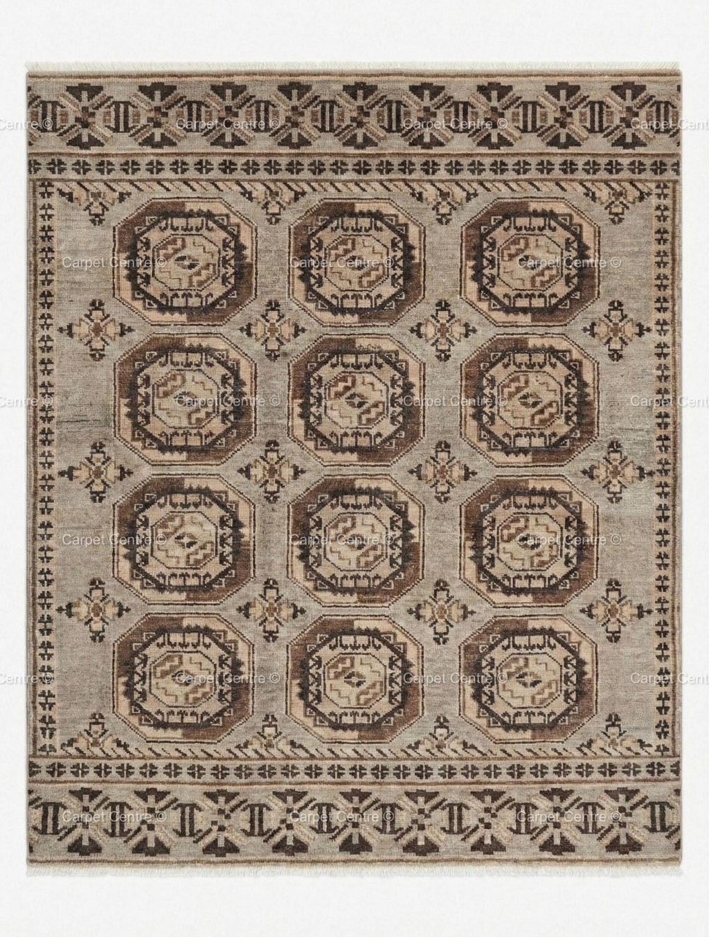 Emerald Green Oushak Rug, Hand Knotted Wool Tribal Boho Carpet