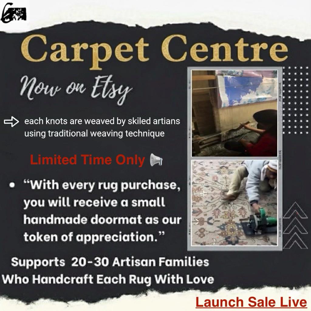 Handwoven Oushak Wool Rug: Sage Green Rust Floral