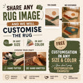 Custom Oushak Rug | Hand Knotted Wool Carpet | Turkish Style Area Rug (Personalized Size/Color)